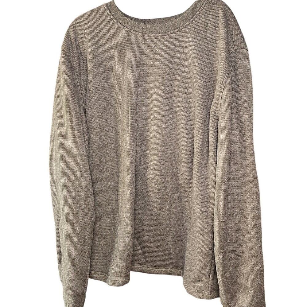 The BC Clothing Co Heritage Sherpa Lined Waffle Knit Sweatshirt Size XXL 2XL